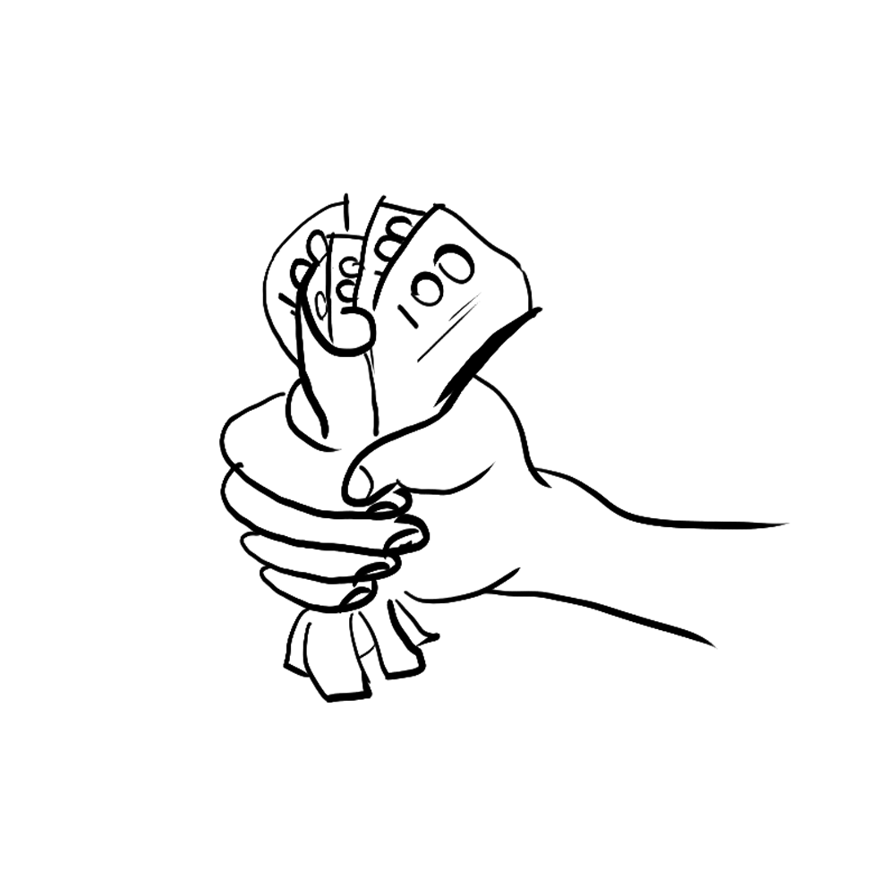 要想尽一切办法赚钱…